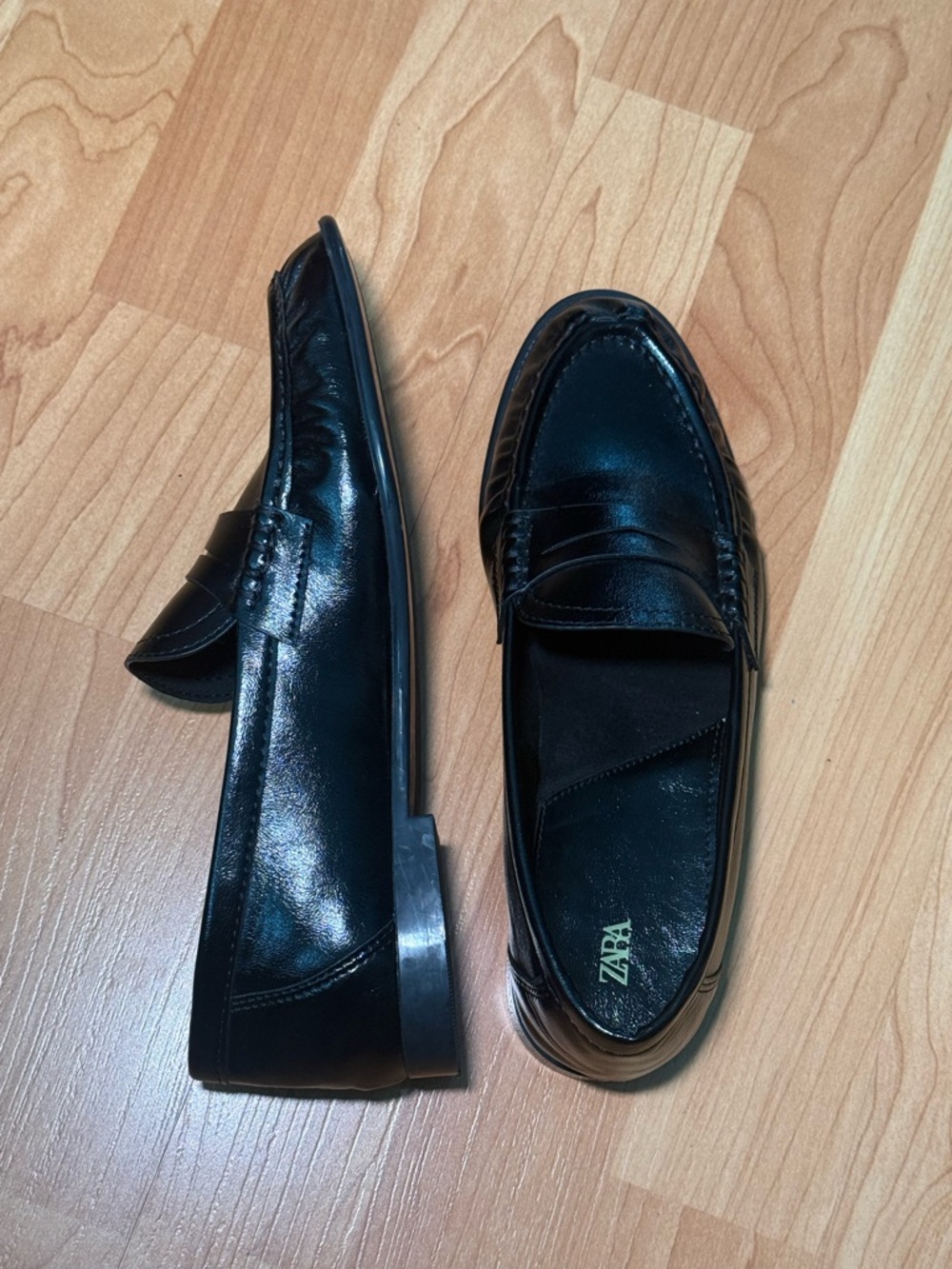 Zara Soft Ruched Loafers